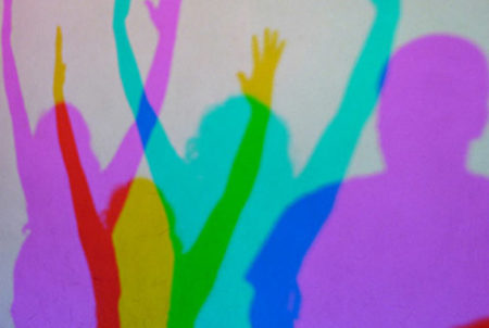 colorful abstract image of people