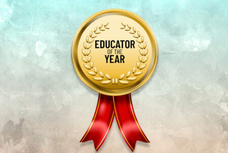 Educator of the year ribbon