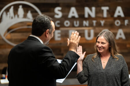 Stacey Kyle swearing in